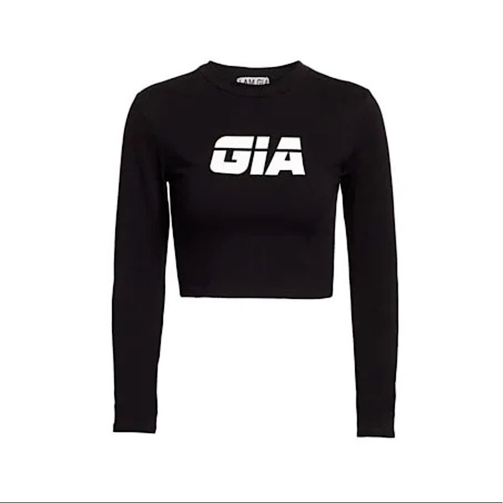 I.AM.GIA Ida Long Sleeve Logo T-Shirt